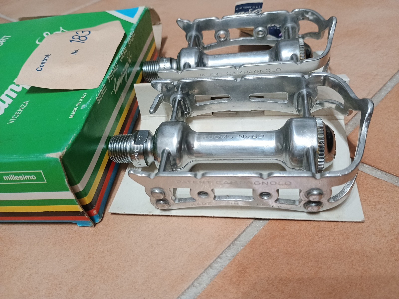 Nos Nib Vintage Campagnolo NGS Pedals New Gran Sport New X Colnago Pedals