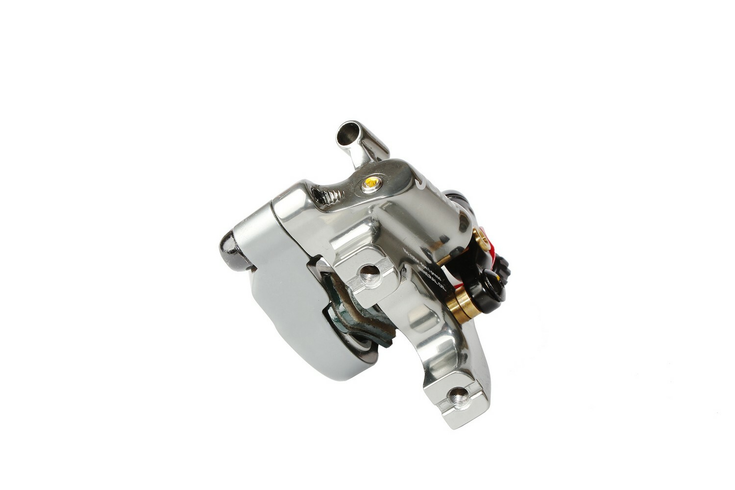 Juin Tech F1 Road Bike Hydraulic Disc Brake Calipers Pair Flat Mount Gray