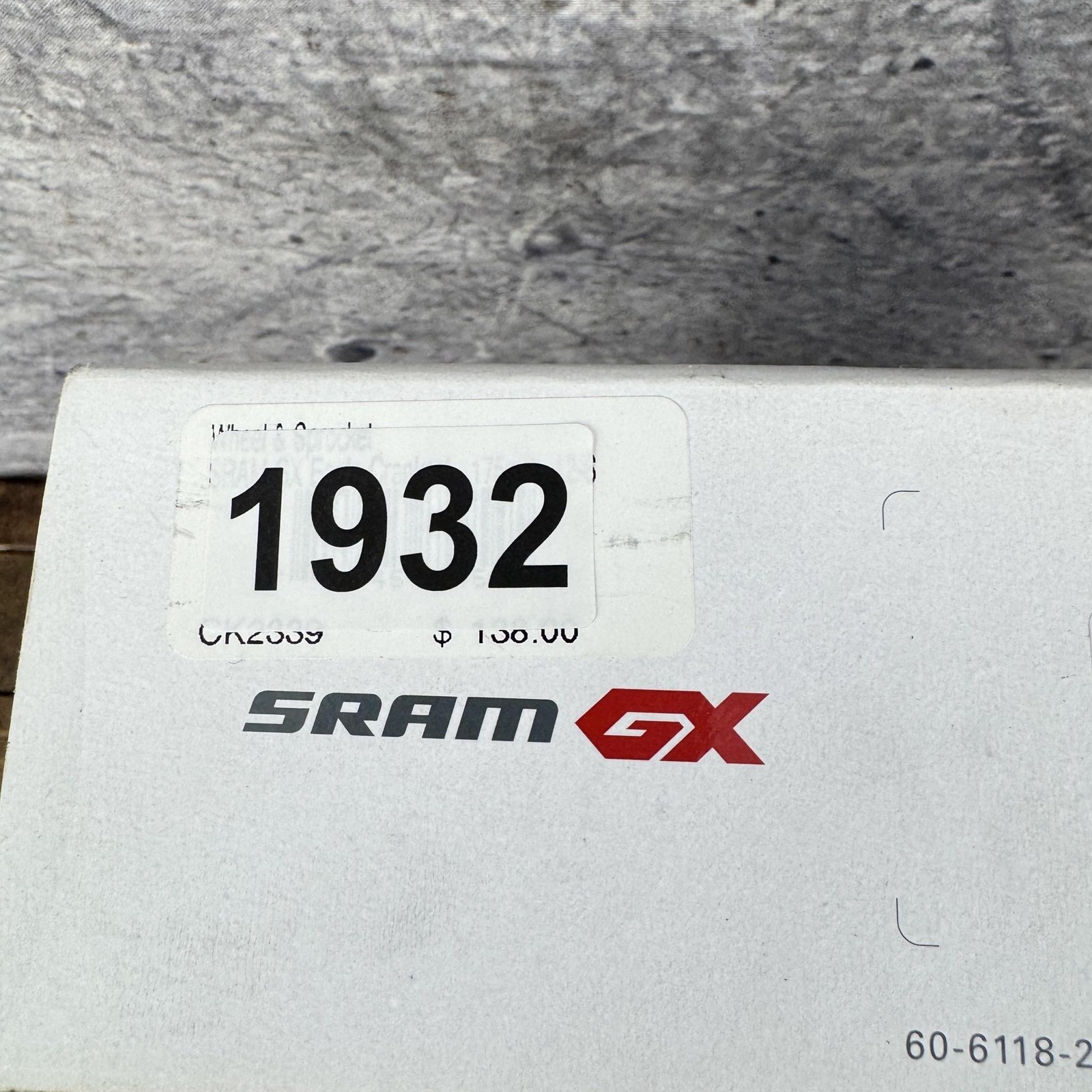 SRAM GX Eagle DUB Crank Set 175 Mm Lunar Gray 32T X-Sync 2 MTB 1x Alloy DUB