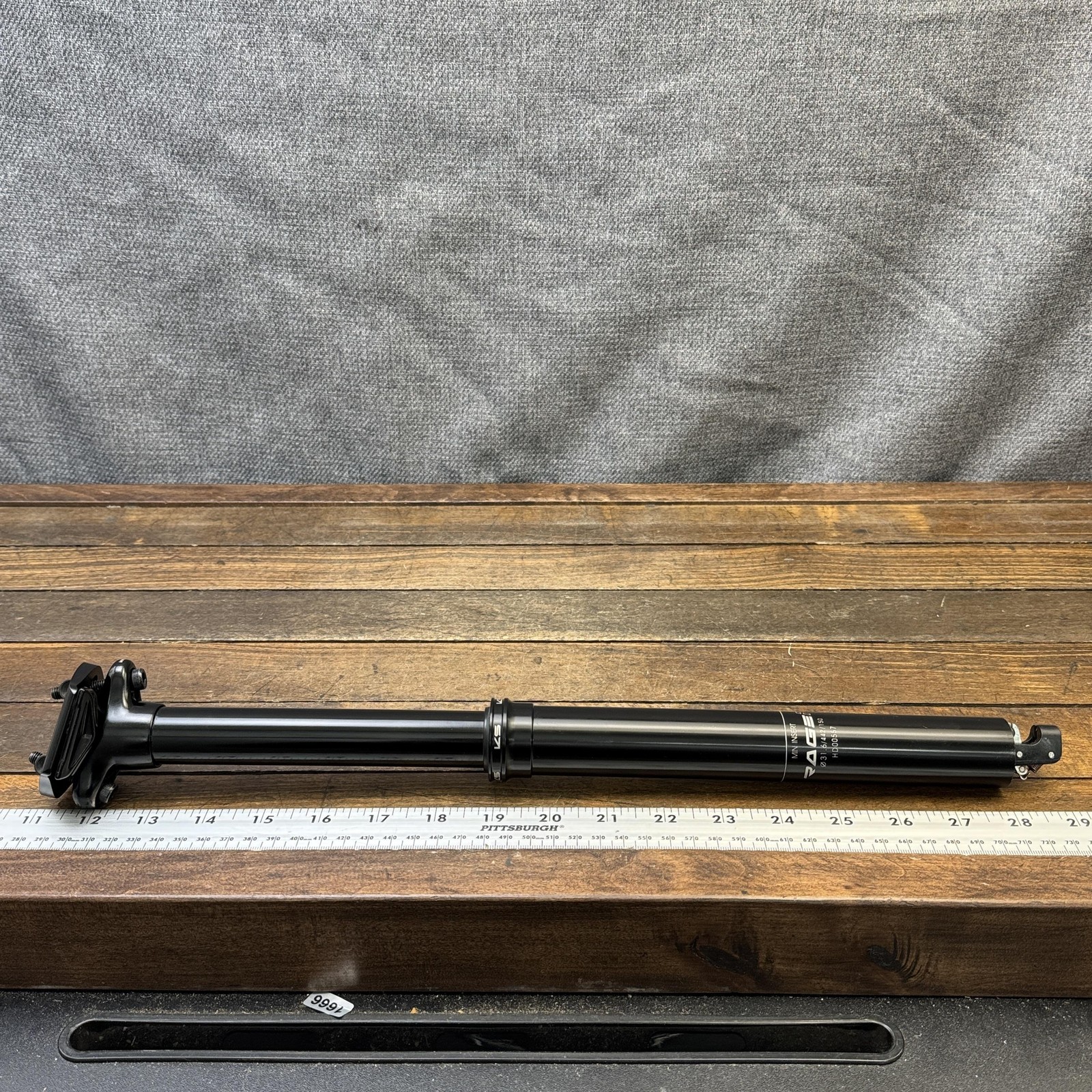 KS Rage-i Dropper Seatpost 31.6mm 442mm 150mm Travel Black MTB Kind Shock 31.6