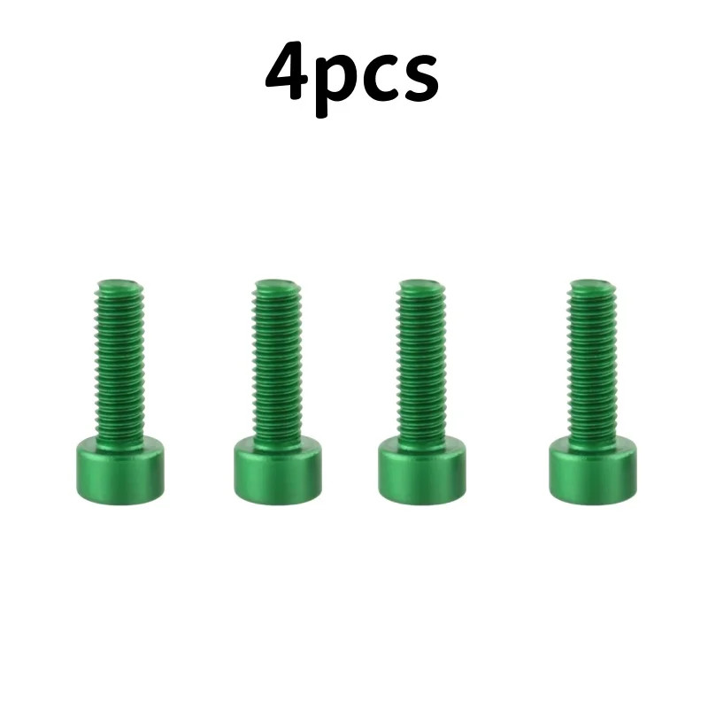 4Pcs Bike Water Bottle Cage Bolts Aluminum Alloy Hex Socket Screws 7 Colors