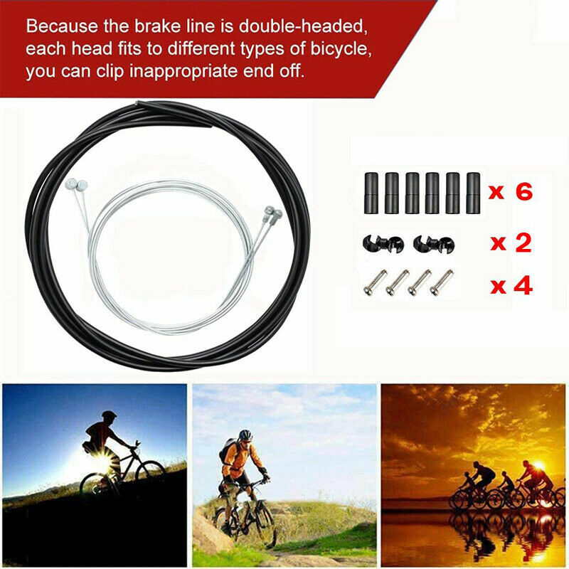 BUCKLOS Mechanical Disc Brake Caliper Lever Cable Housing Mountain Bicycle Parts