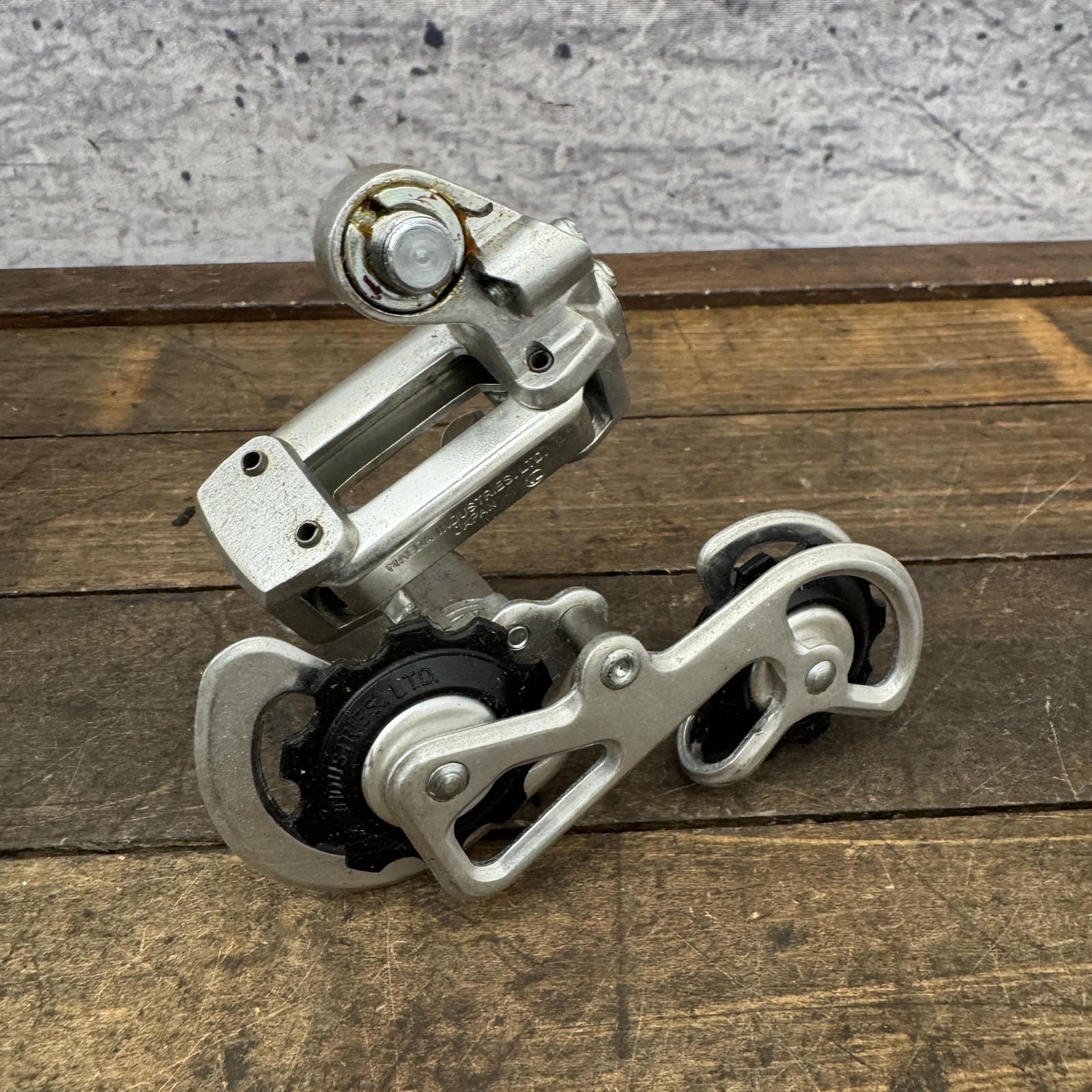 Vintage SunTour VX-S Rear Derailleur NOS New Japan Bike Silver Maeda 1970s Chimo
