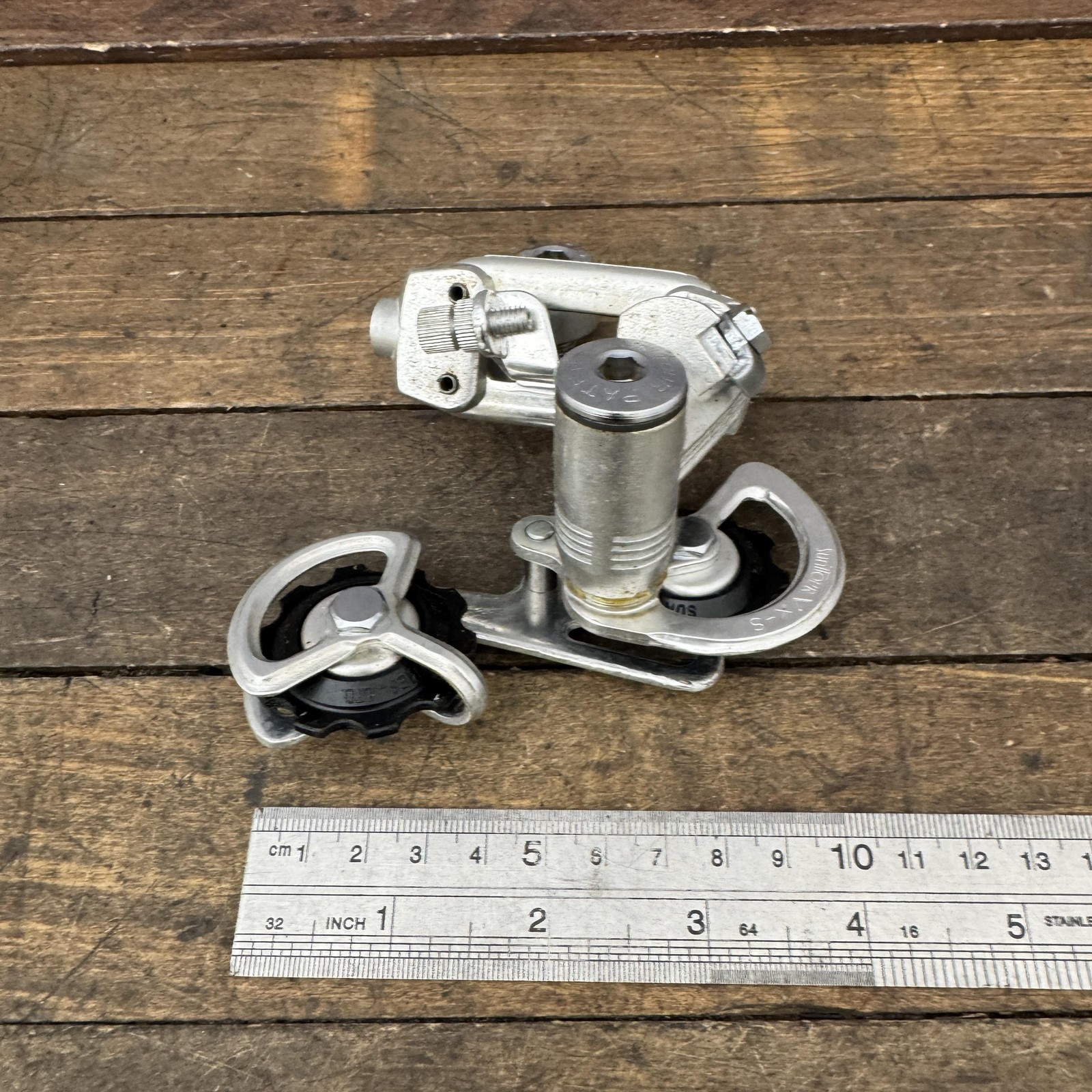 Vintage SunTour VX-S Rear Derailleur NOS New Japan Bike Silver Maeda 1970s Chimo