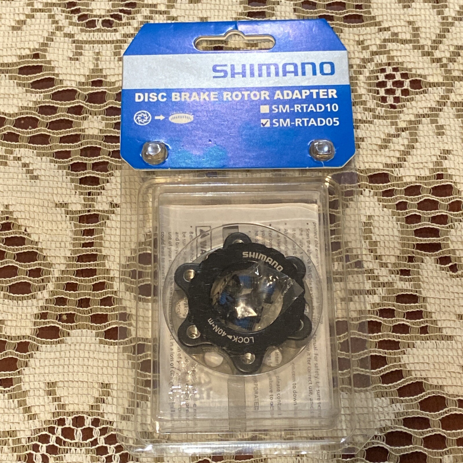 Shimano SM-RTAD05 ESMRTAD05 Bike Disc Rotor Adapter to 6 Bolts Rotors,CenterLock
