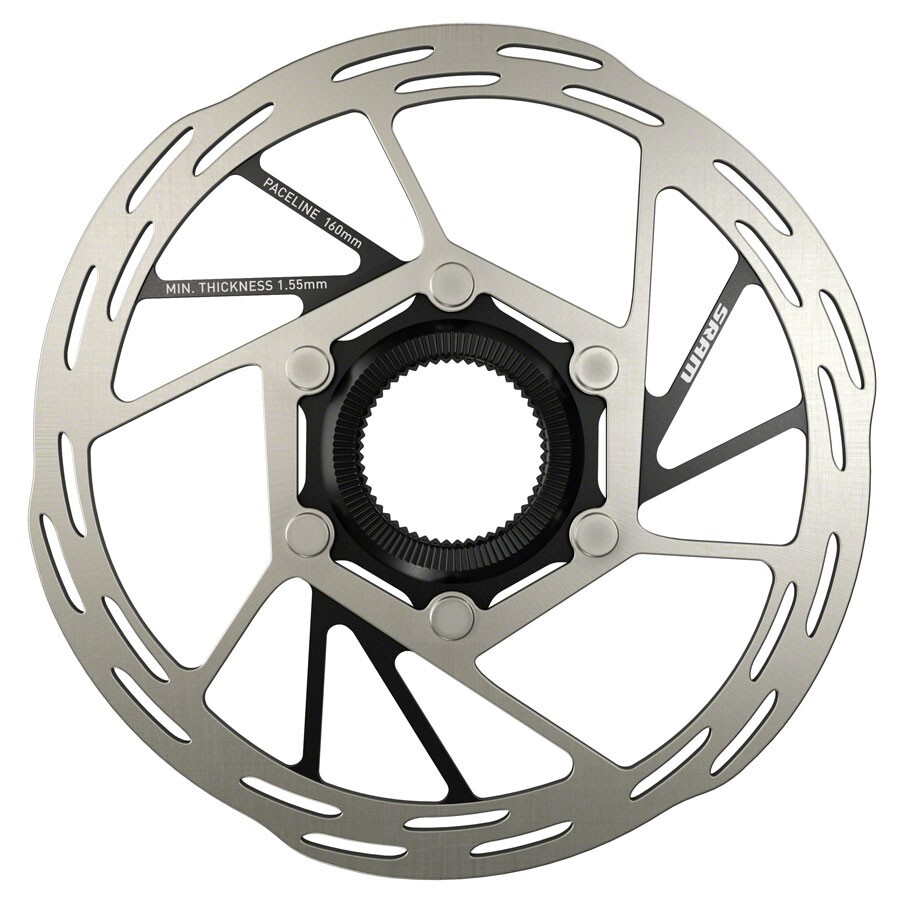 NEW PAIR of 160mm SRAM Paceline Center Lock Disc Brake Rotors NO LOCK RINGS!