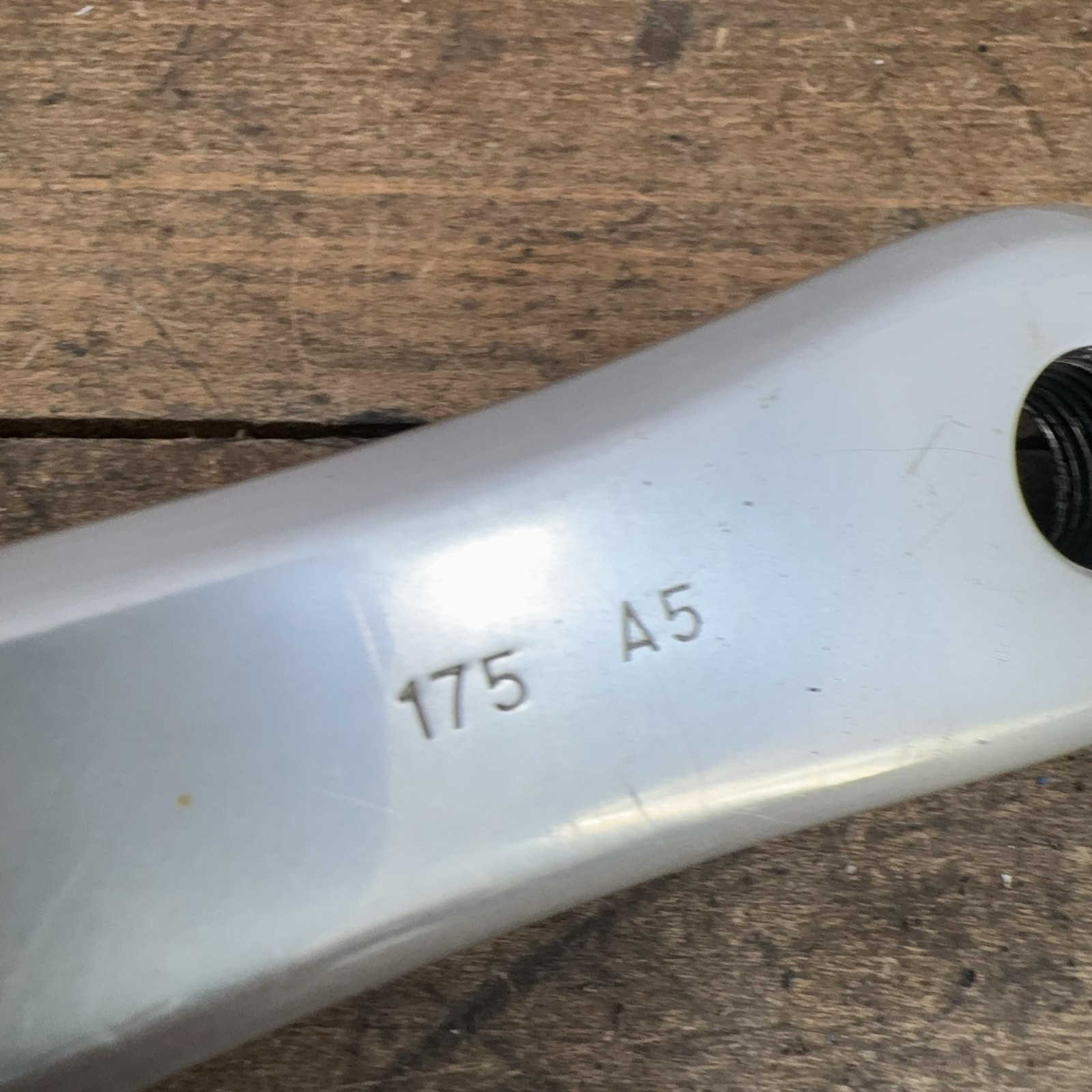 Vintage Specialized Crank Set 175 Mm Triple Square Taper 110 BCD S Logo MTB