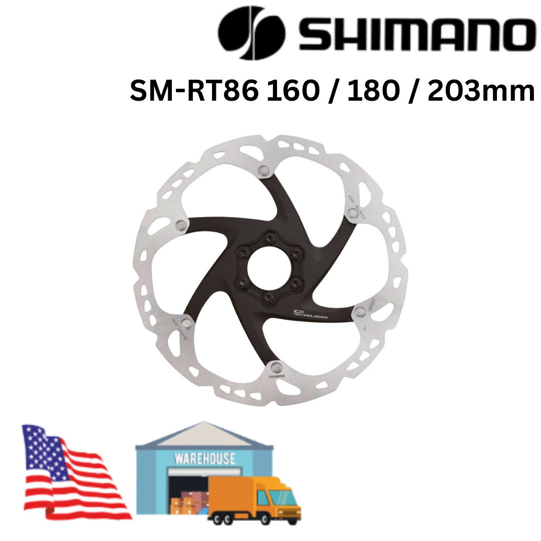 Shimano SM-RT86 XT 6 Bolts Rotor 160mm 180mm 203mm RT86