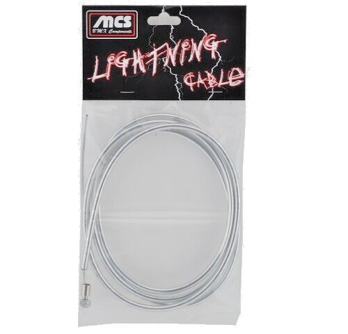 MCS BMX Bike Brake Cable CHROME BIKE CABLE Fit SE GT HARO HUTCH REDLINE JMC new