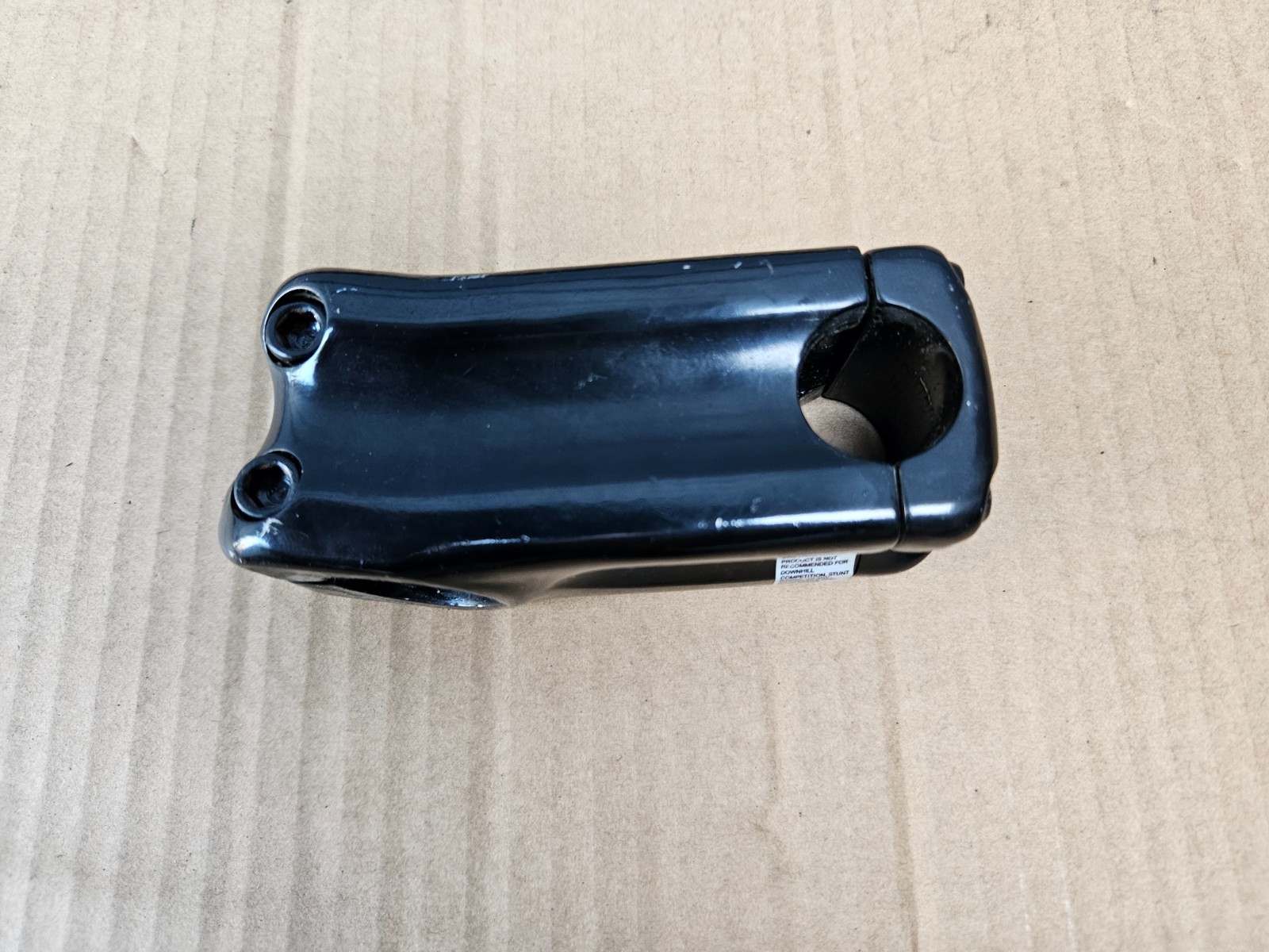 1-1/8″ Specialized Mobius 4-Bolt Threadless Stem 75mm Long x 25.4mm Clamp Black