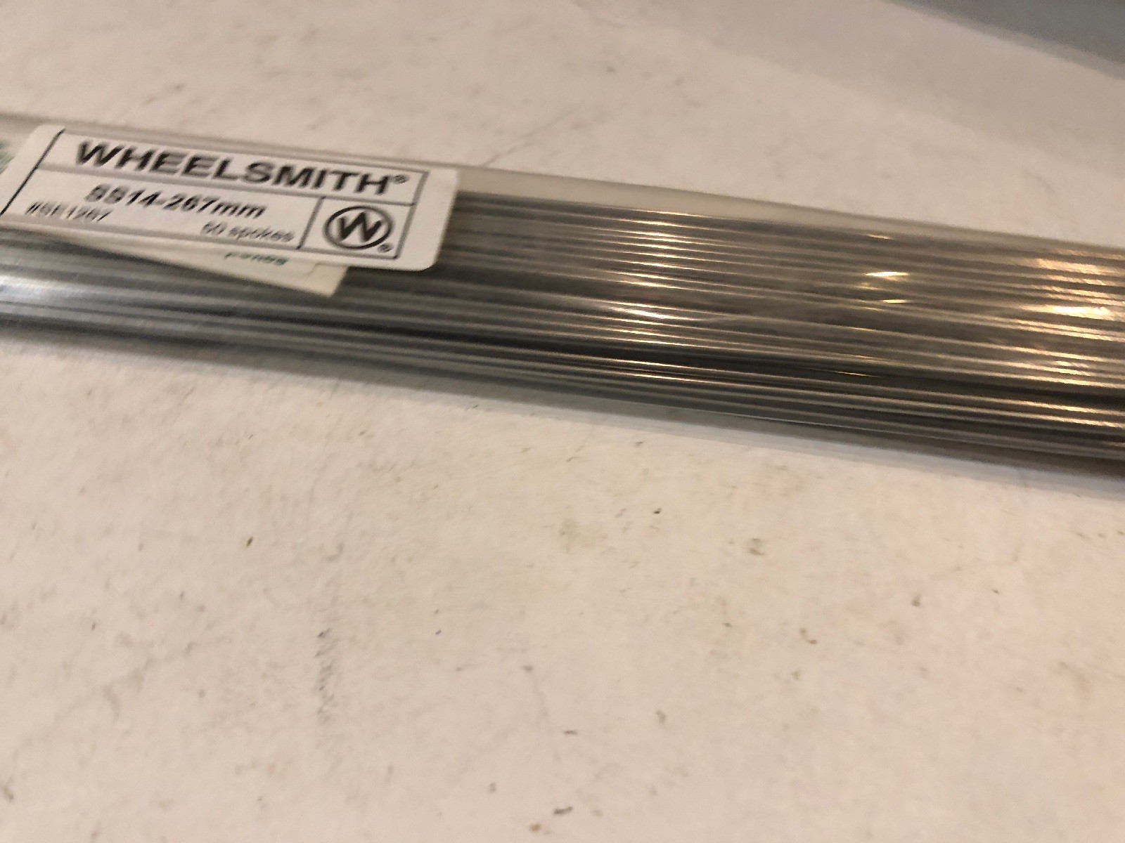 Wheelsmith SS-14-267mm Spokes Silver Bag of 50