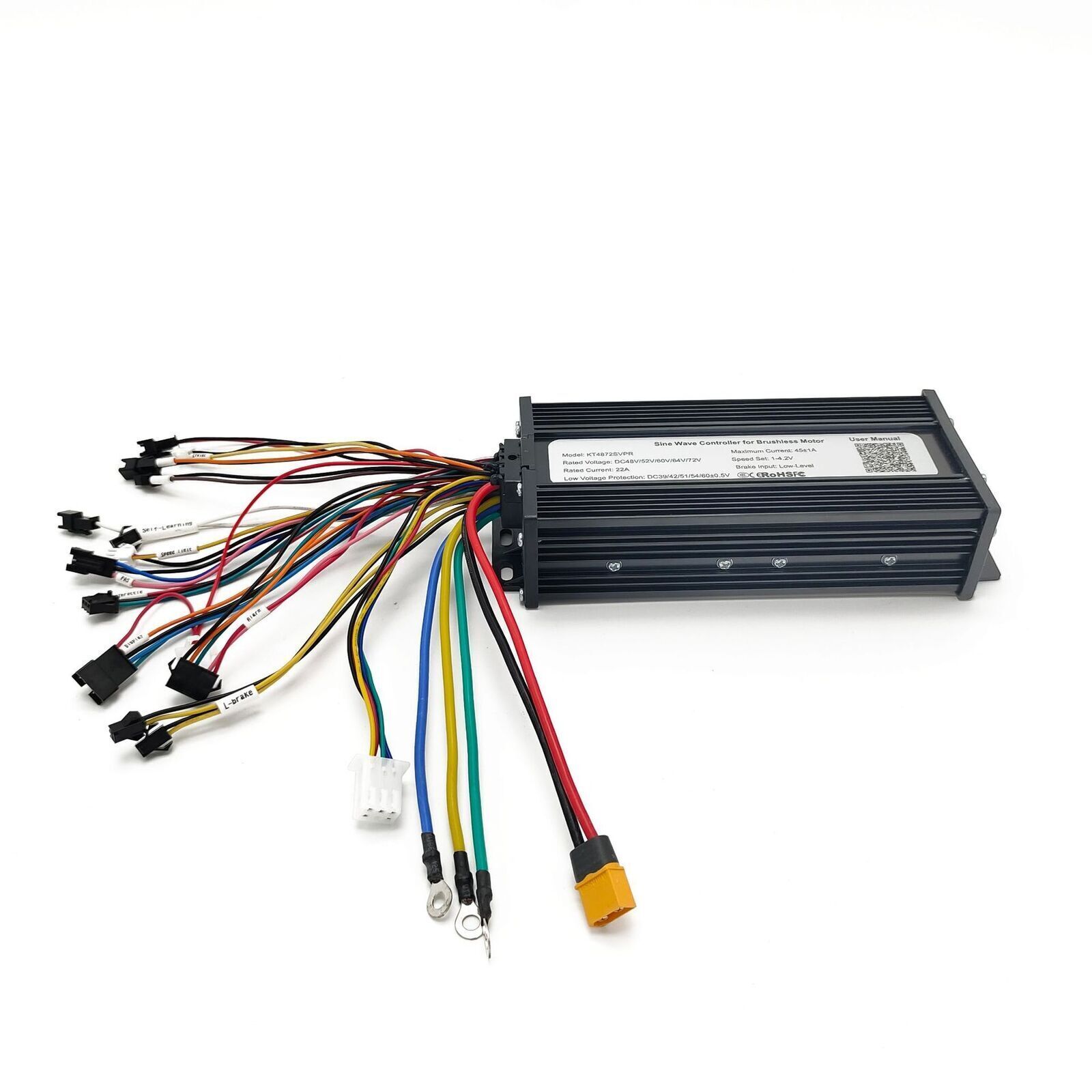 E-bike 48/52/60/72V 45A 1500W-3000W Controller UKC1/SW900 Display Thumb Throttle