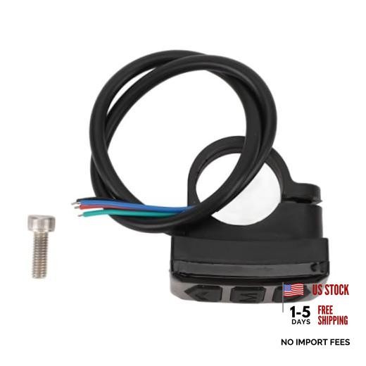Electric Bike Display Switch LCD Grip Handlebar Control Button E-Bike
