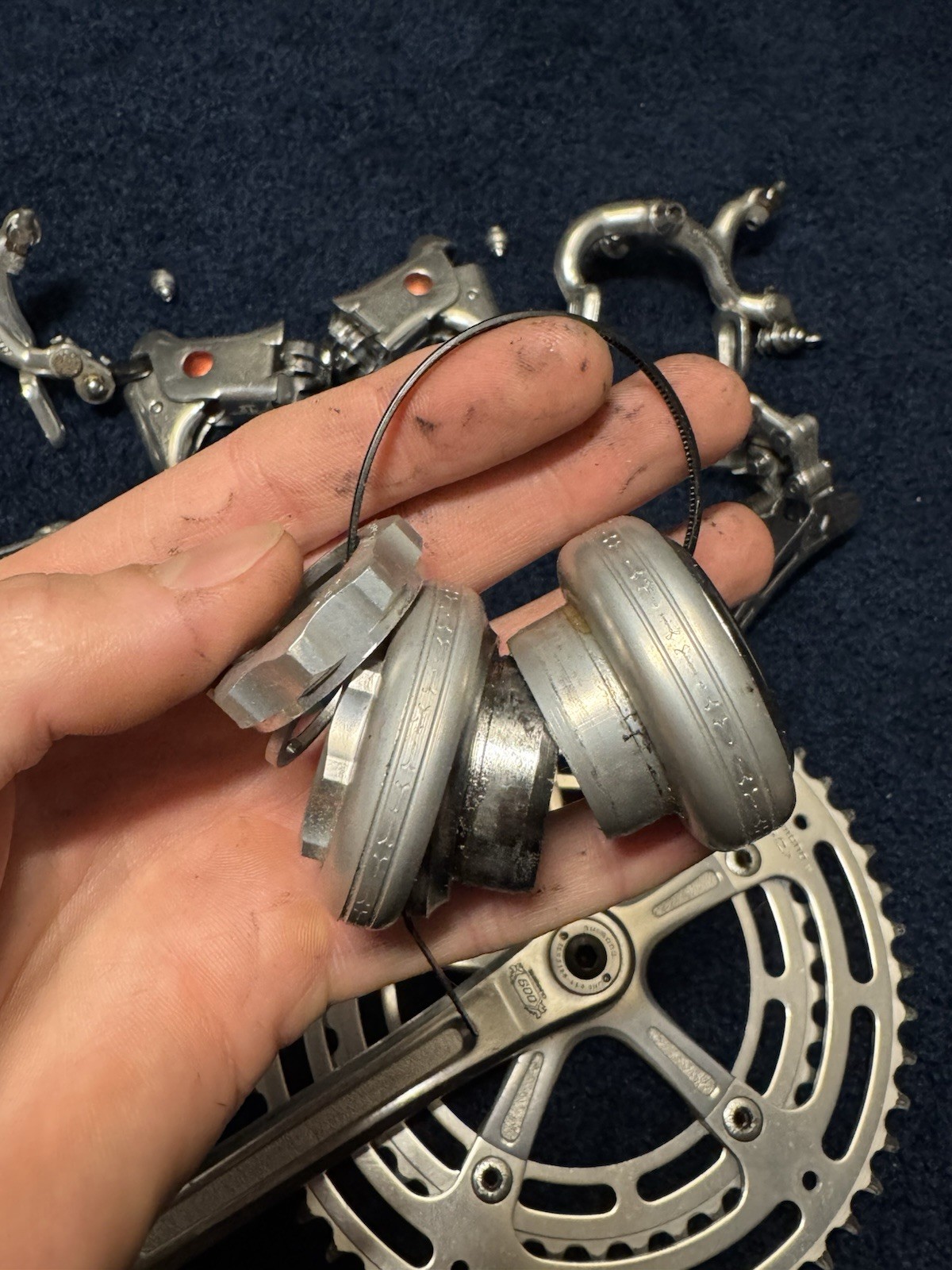 Shimano 600 Arabesque Groupset Crankset, Derailleurs, Shifters, Brakes, Headset