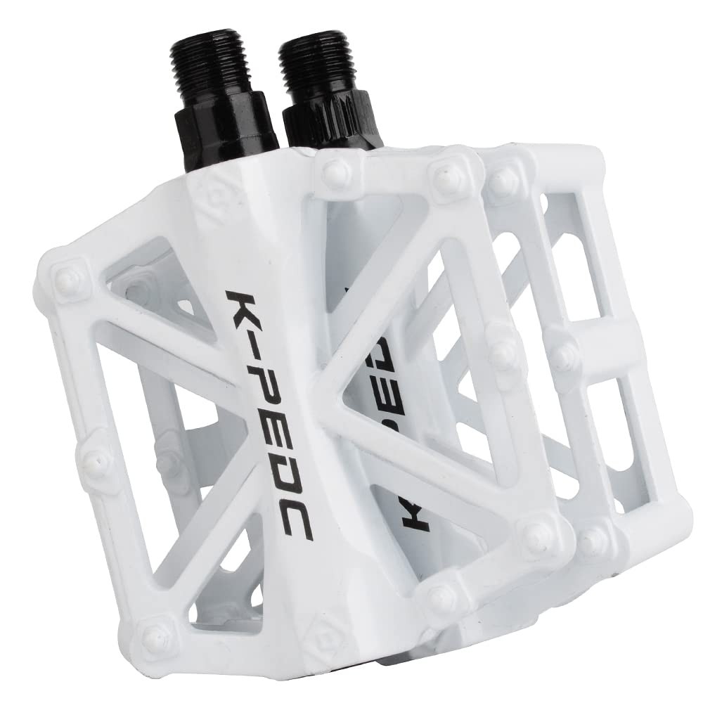 TXJ Sports Bike Pedals 9/16″ Bicycle Pedals Mountain Bike, Aluminium Lightweight