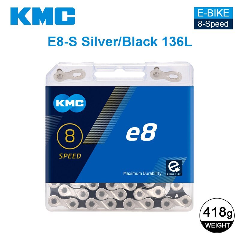 KMC E-Bike Chain e8 e10 e11 e12 EPT Bicycle Chains 6/7/8/10/11/12 Speed 136L