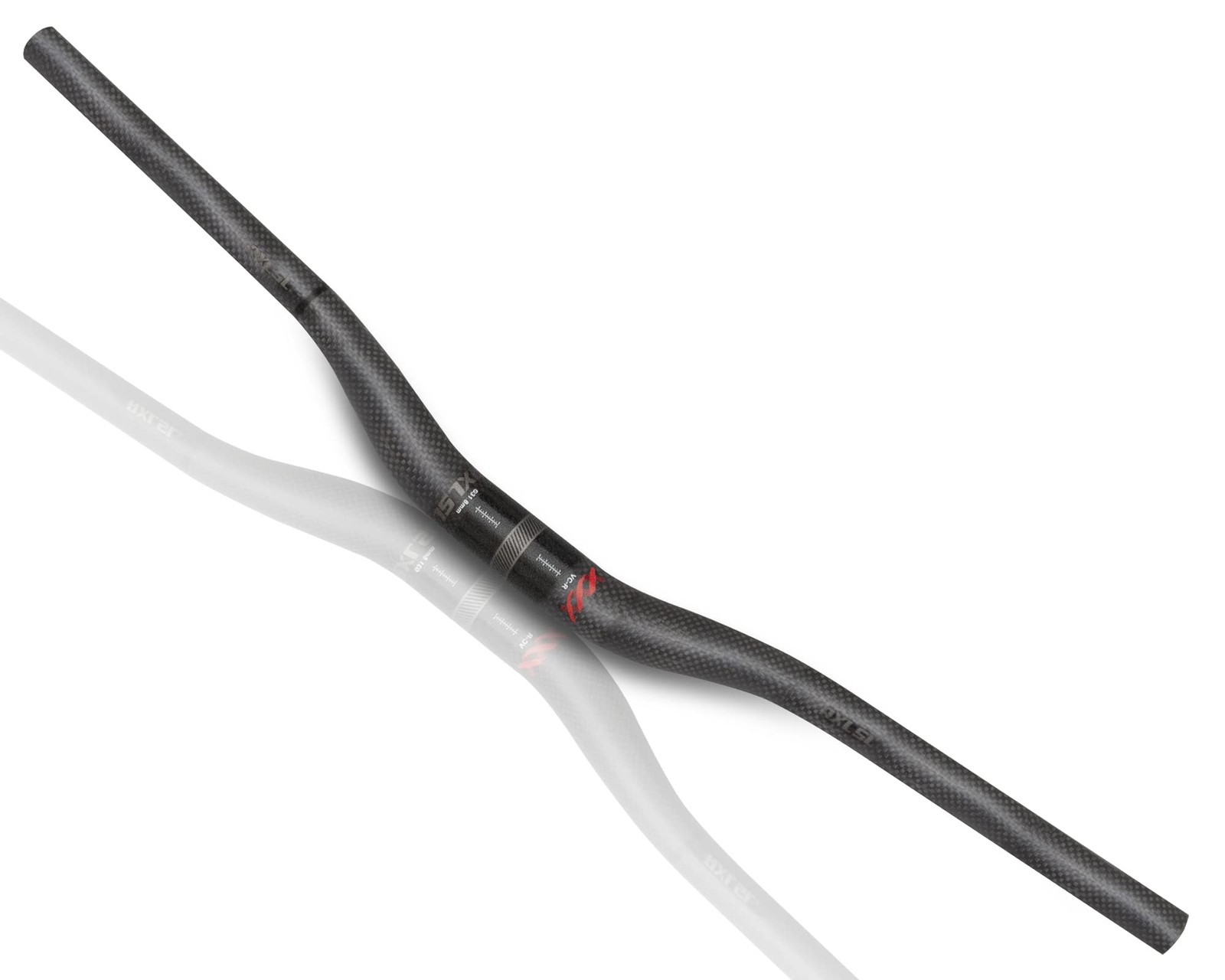 Carbon MTB Handlebar Mountain Bike Riser Bar 740mm Cycling Components Red