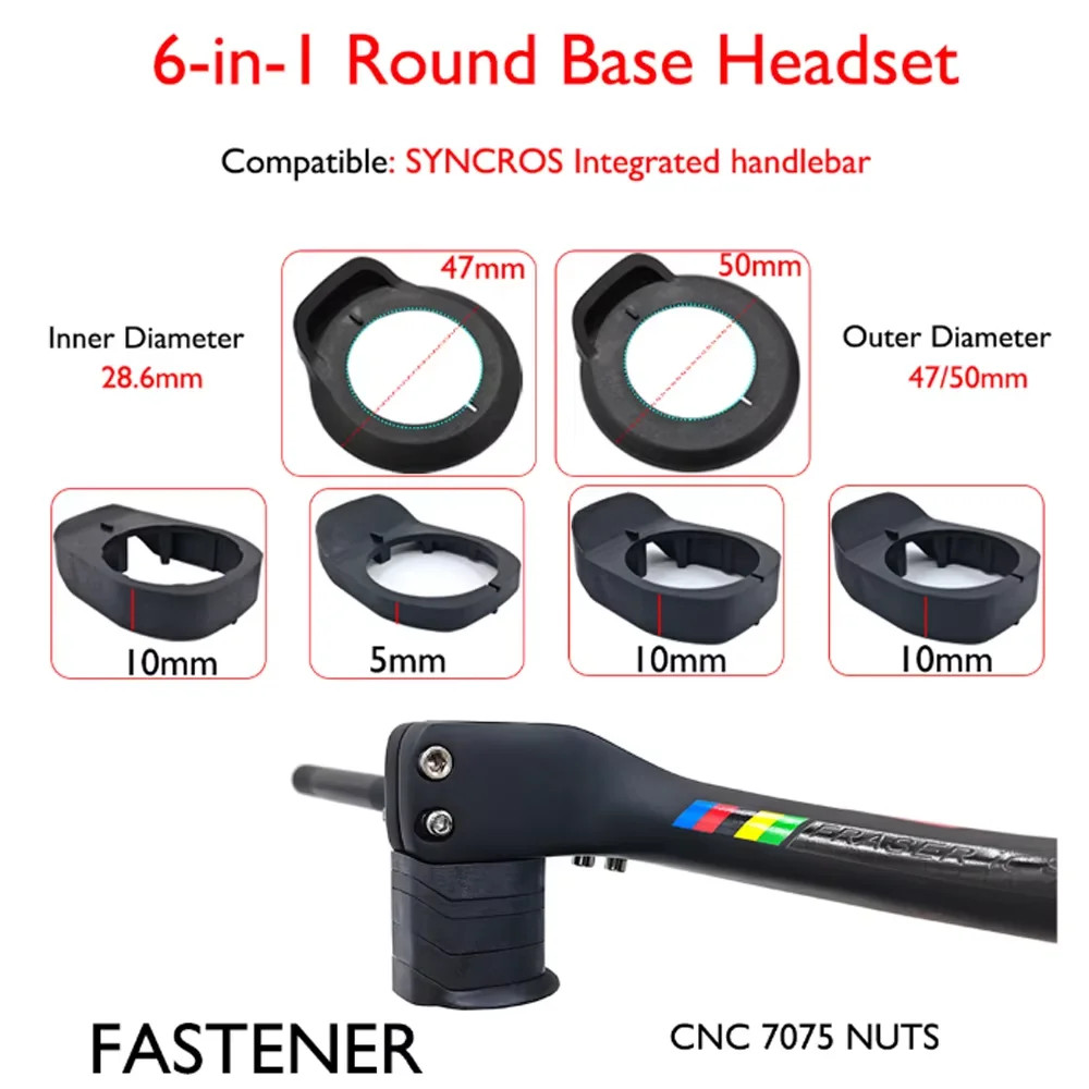 Carbon Fiber MTB Integrated Handlebars -17° 28.6mm 740mm Cycling Accessories