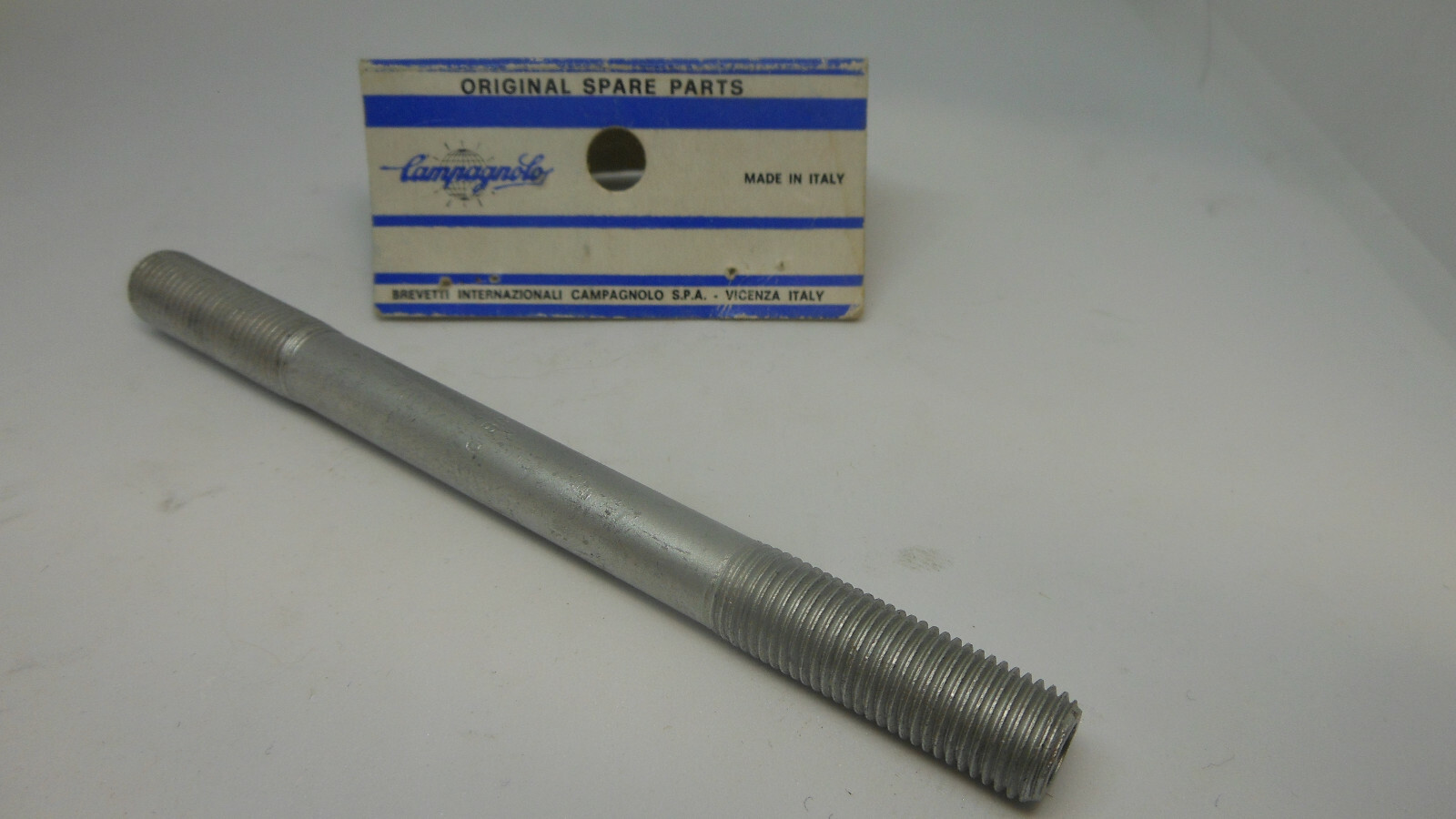 NOS Campagnolo mountain Hub axle front Quick release 109mm Vintage Bicycle grey