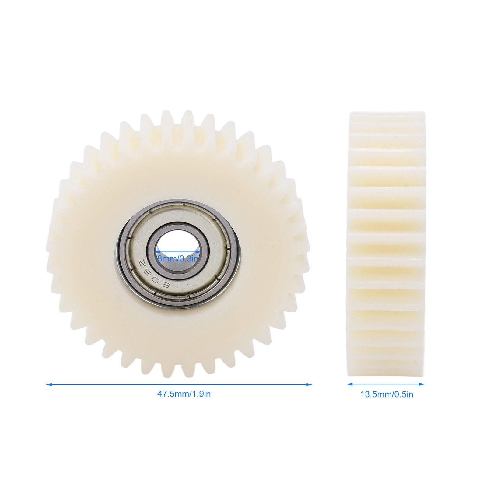 High Quality 36 Tooth Nylon Teeth Gear For 500W Motor Electric Bicycle☚