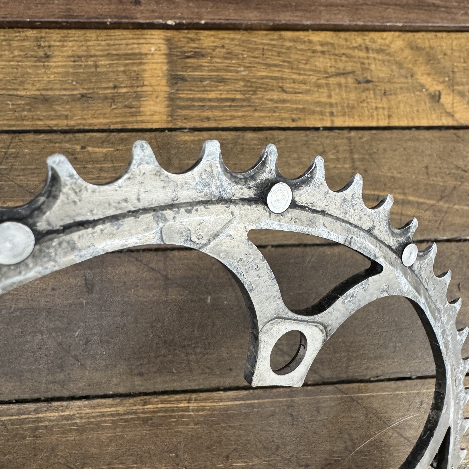 Vintage Campagnolo 10 Speed Chainring 53T 135mm BCD Made in Italy Road Bike EPS