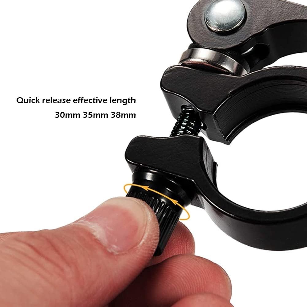 Effortless Bike Seat Height Adjustment with Quick Release Clamp – Modern Style