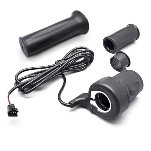 Electric Bicycle Right Handle 20X Half Twist Throttle 24V 36V 48V Black SM Plug