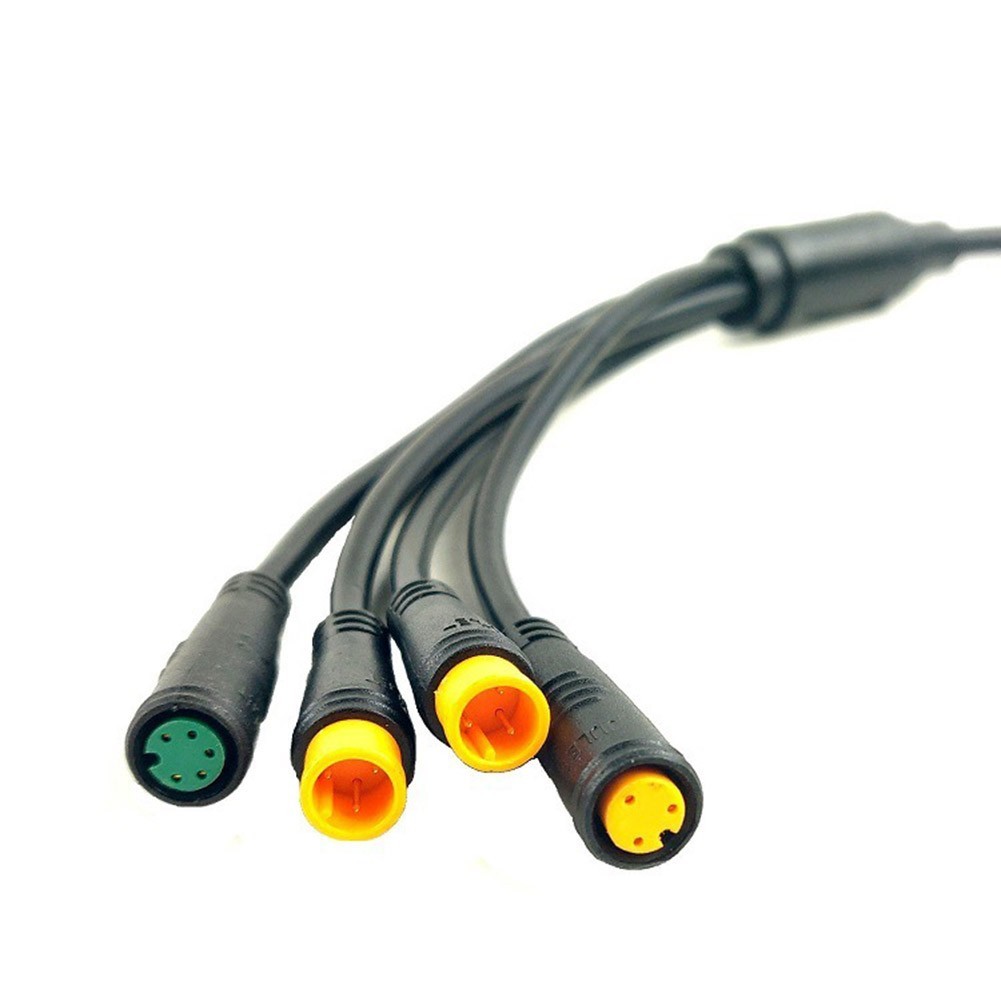 Brand New Extension Cord Electric Bicycle For Controller Waterproof 1 To 4