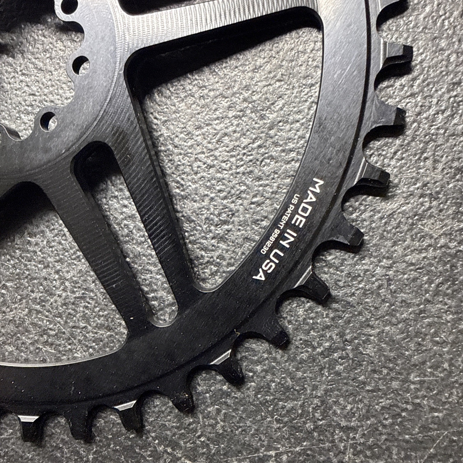 WOLF TOOTH SRAM DIRECT MOUNT 8-BOLT CHAINRINGS 42T, DIRECT MOUNT BLACK