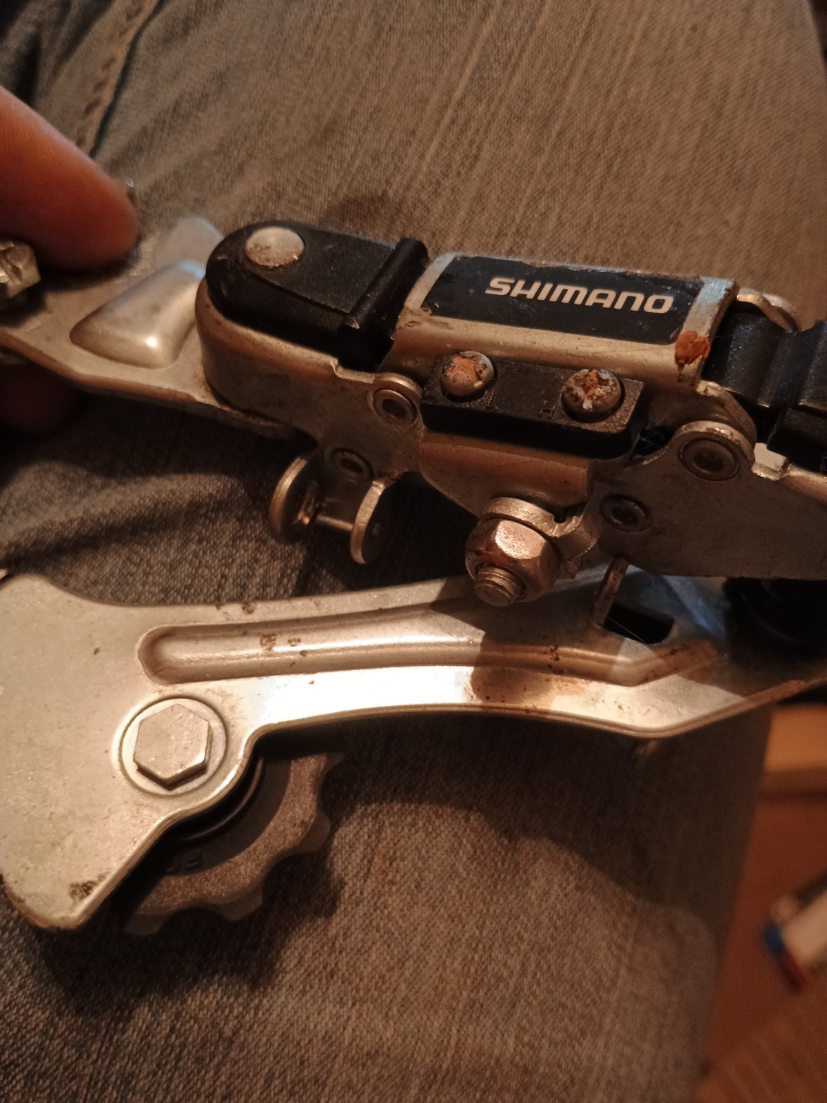 PB1 – Vintage Shimano Rear Derailleur Long Reach 6/7 Speed RD-TY05 MTB Road