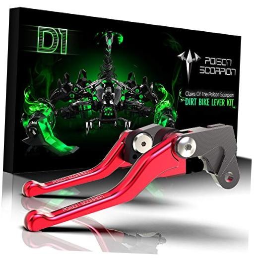 Dirt Bike Brake Clutch Levers Pivot Compatible CRF150F/CRF230F/CRF250F Red