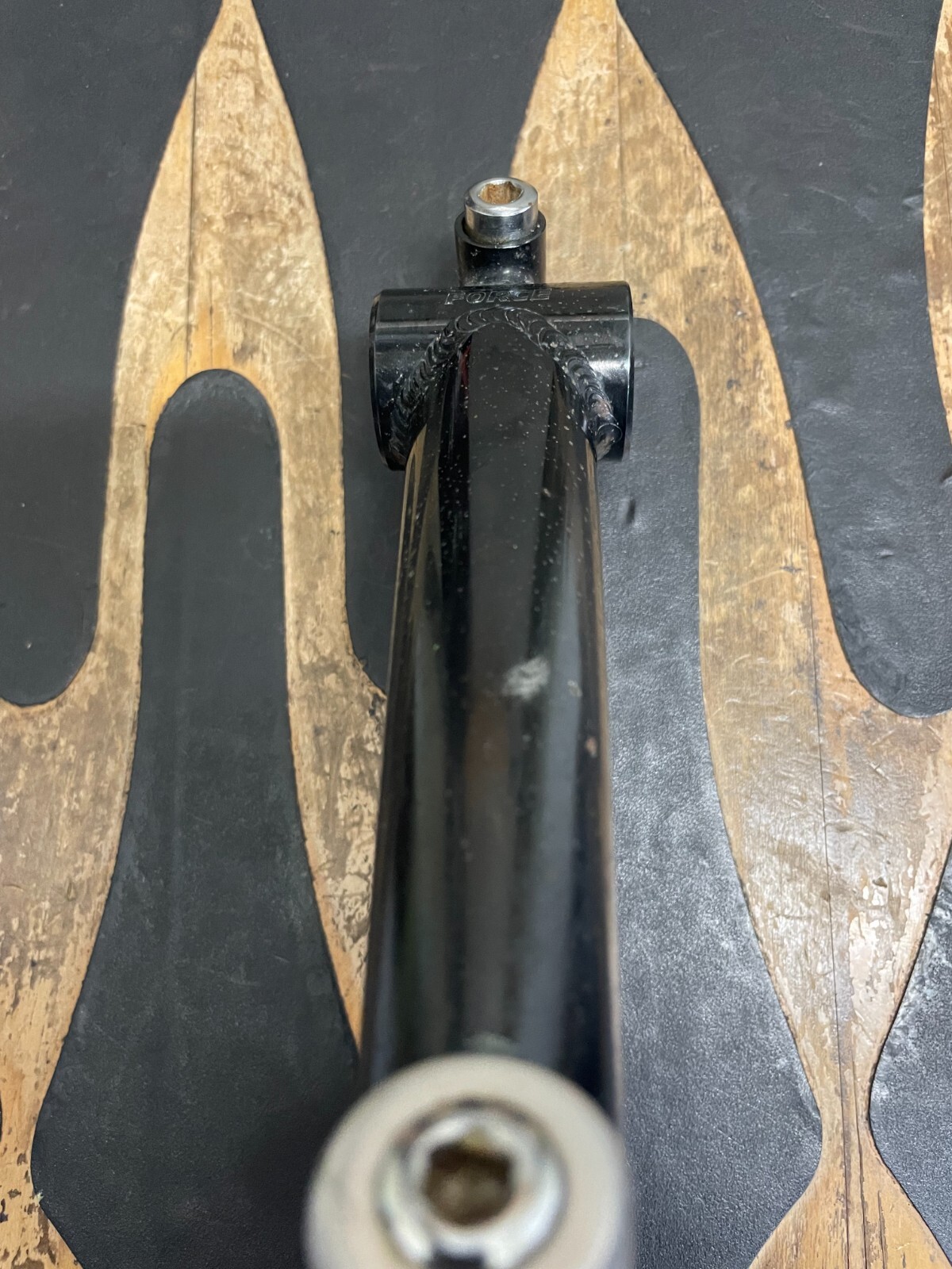 Ritchey Force chromoly stem 130mm 1 in quill black 25.4 clamp w/ cable hanger