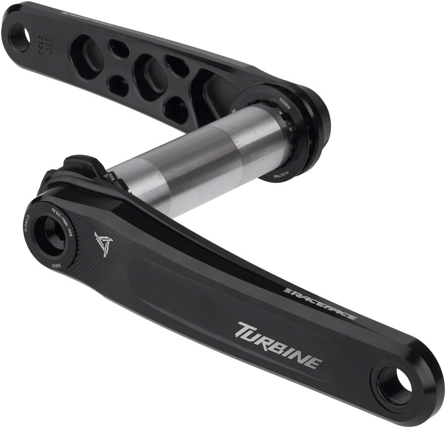 Race Face Turbine MTB Mountain Bike 1x Crank Arms 136mm Spindle x 170mm Black