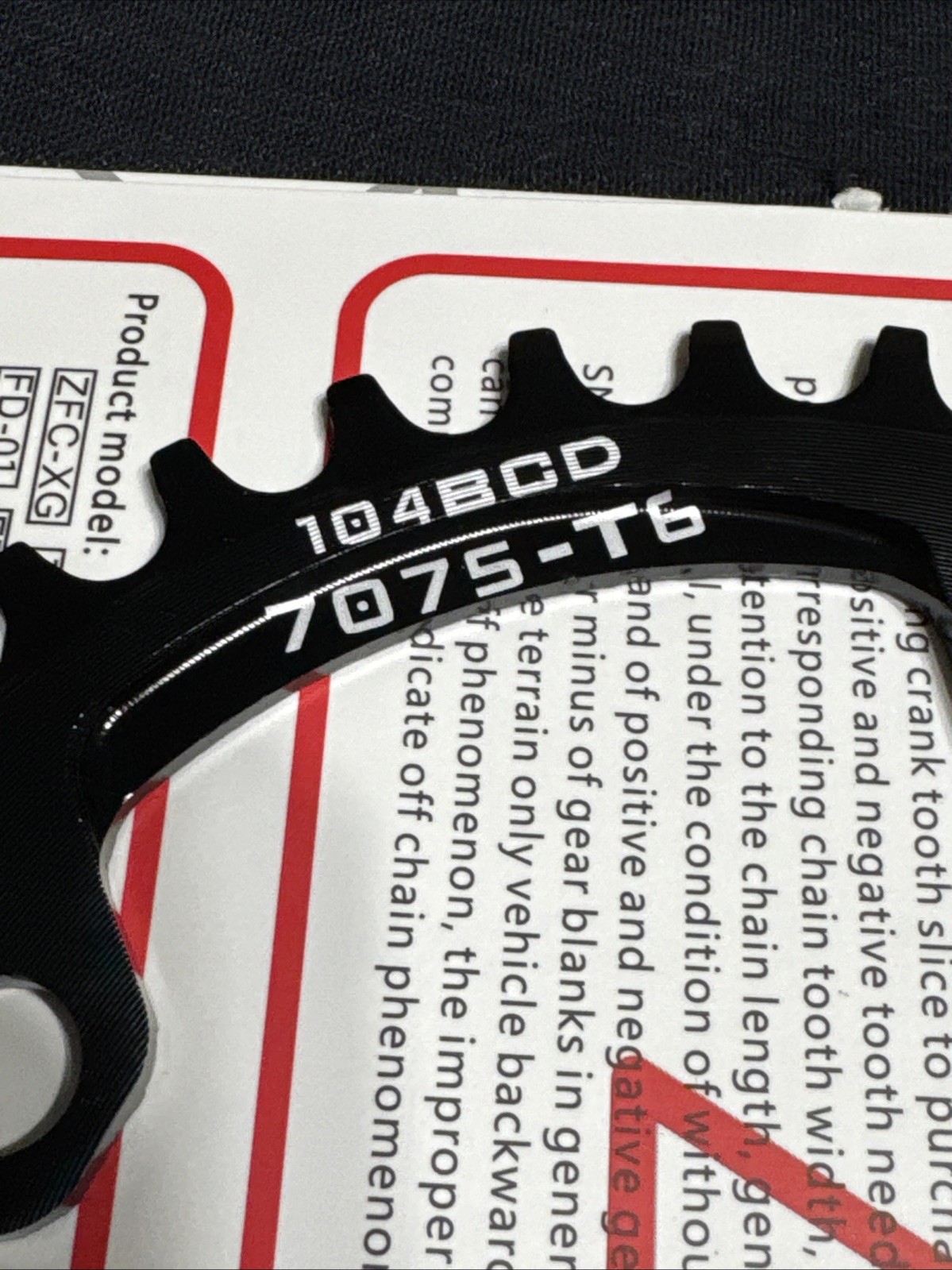 MEROCA Square Taper Crankset SNAIL 36T PP Y 104BCD 7075 T6 Bike 36 Tooth