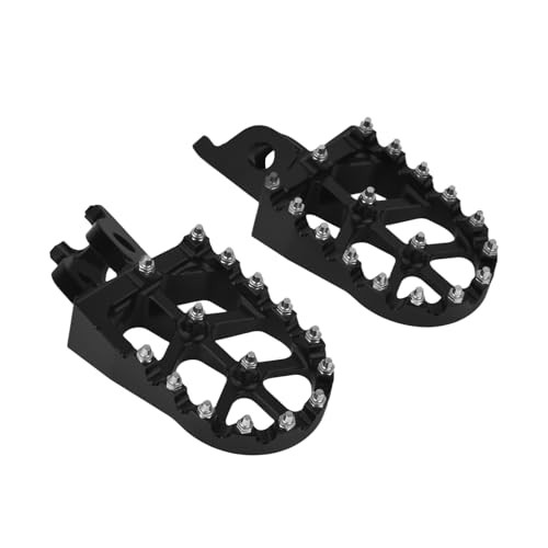 Dirt Bike Foot Pegs CNC Motorcycle Footpegs Rest Pedal Fit for CR125 Black