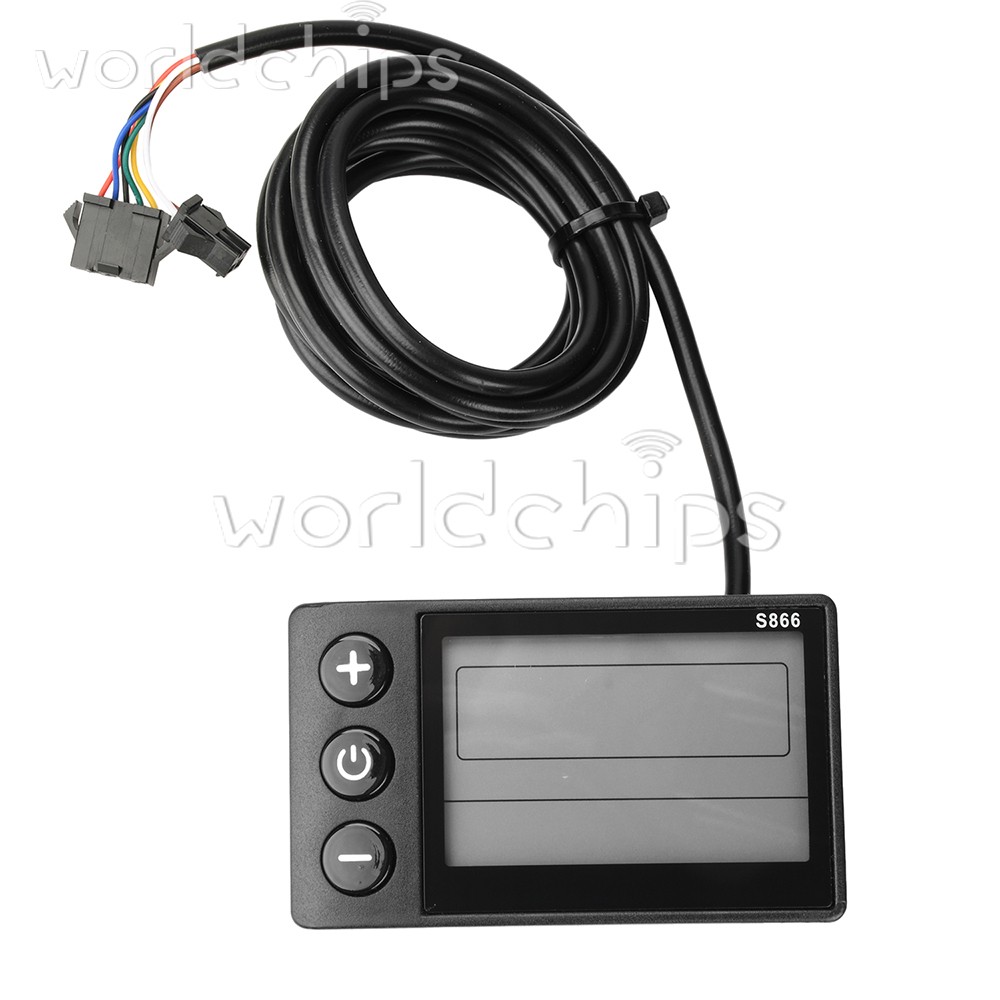 36V 48V 64V 40A 30A 20A Brushless Motor Controller E-Bike S866 LCD Display Meter