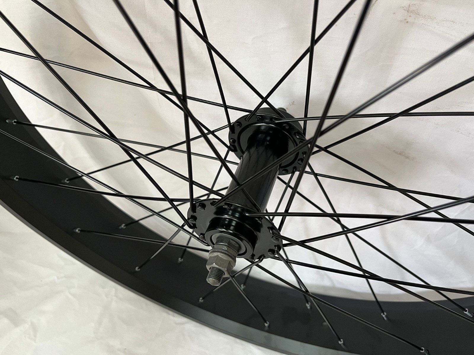 26» *4.0″ Bike Fat tire Suspension Fork & 26*4.0″ Wheel set 135mm*190mm 36H 12G