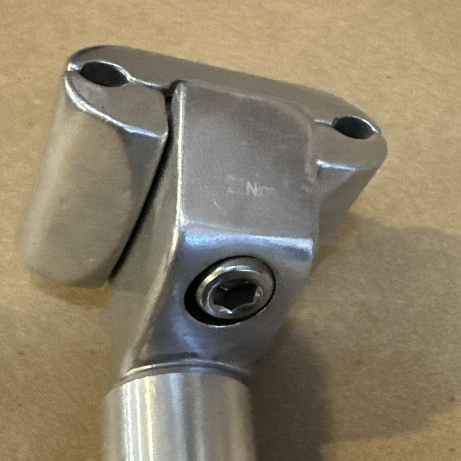 Bike Bicycle Alloy Seat Post 25.4mm Length 350mm No Logo Silver Offset
