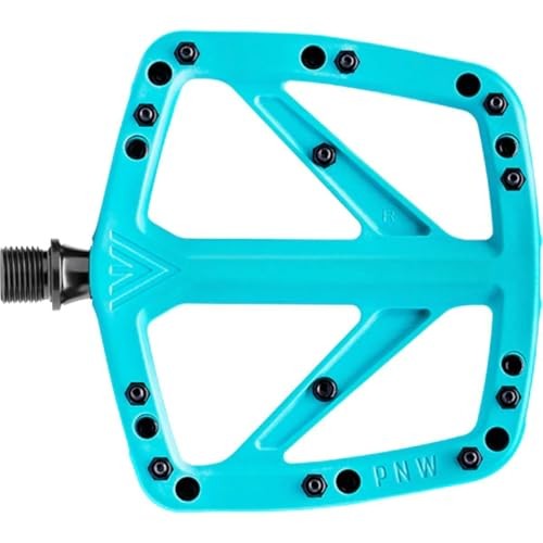Range Composite MTB Pedals – Nylon Flat Mountain Bike Pedals – Seafoam Teal