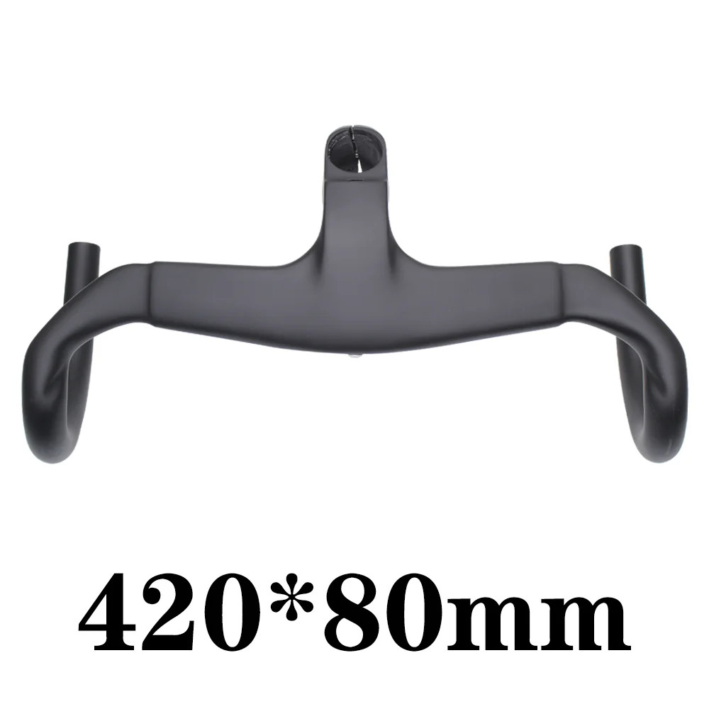 Carbon Road Bicycle Racing Integrated Handlebar 28 6mm Lightweight Bent Bar