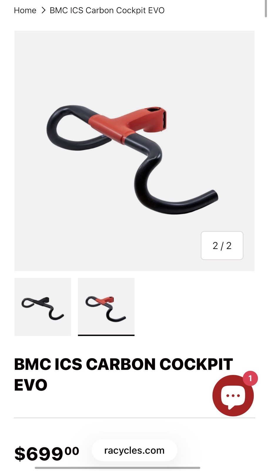 BMC ICS Carbon Cockpit Evo 400x90mm