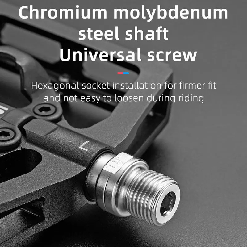 ROCKBROS 2 In 1 Bicycle Lock Pedal With Free Cleat For SPD System MTB Road Alumi