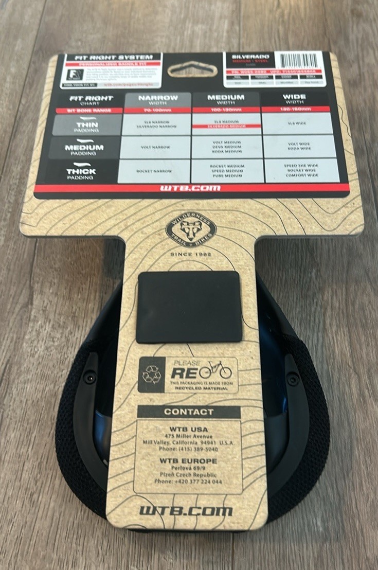 WTB ‎Silverado Saddle – Black (W065-0580)
