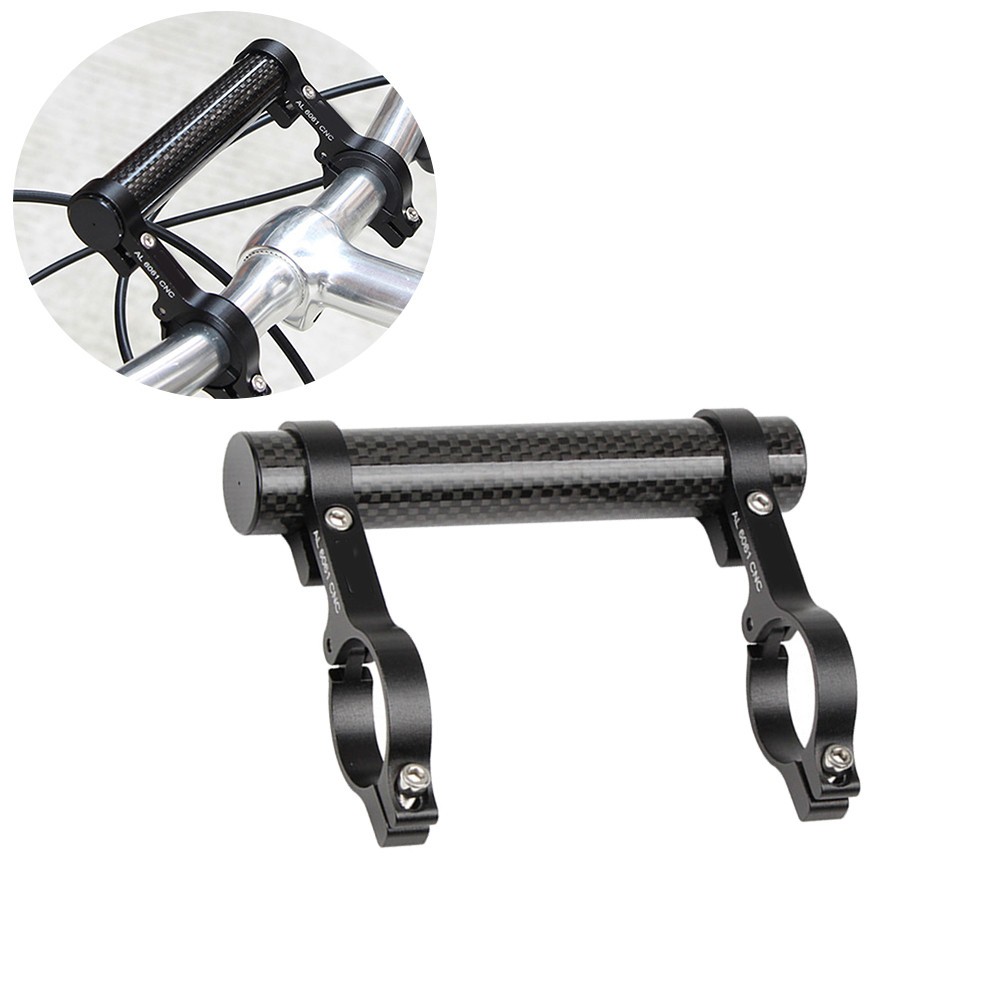 Mountain Bike Handlebars Extensions Extender Cycling Double Clamp