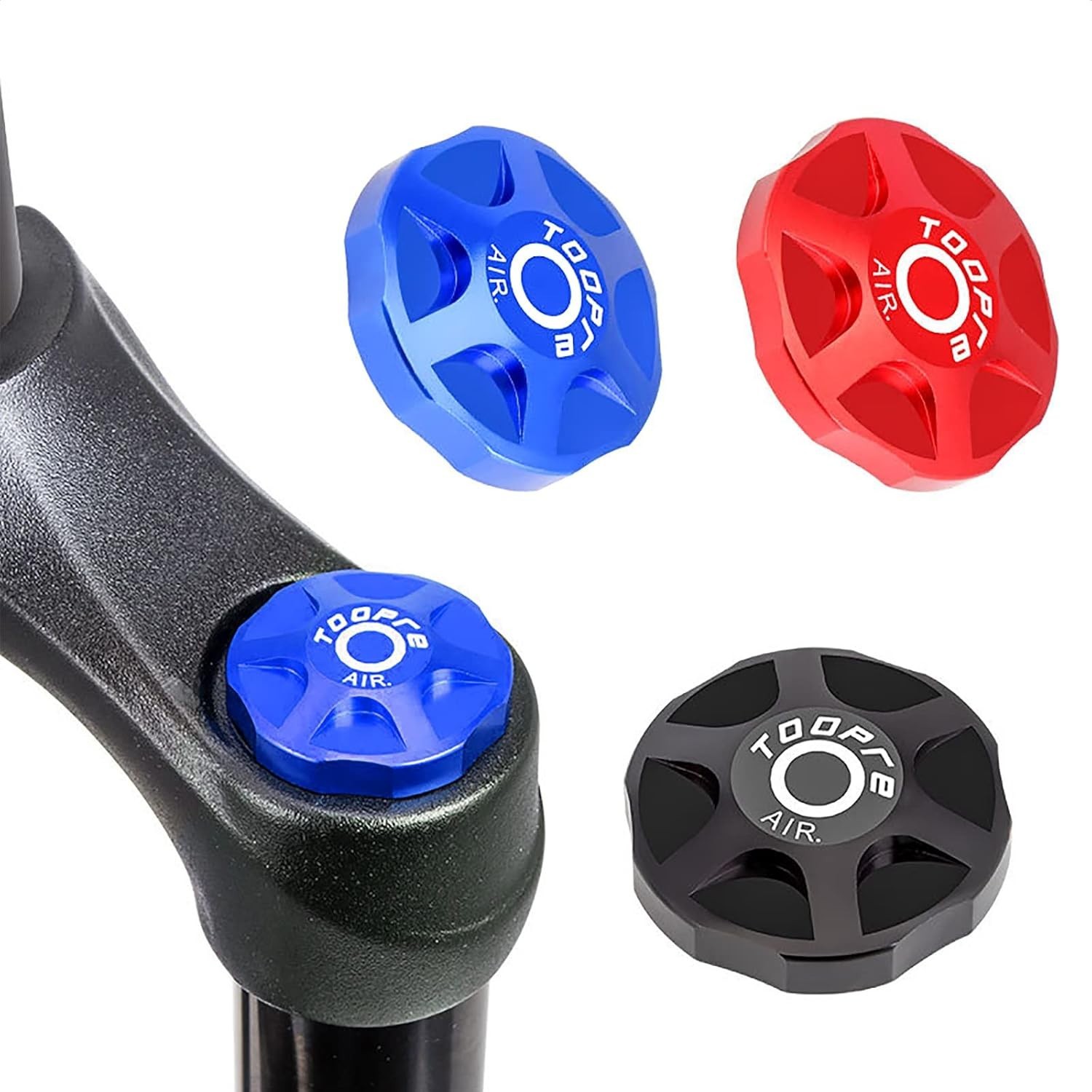 Universal Fit Aluminum Suspension Fork Cover for Bikes – 33mm Diameter, Blue