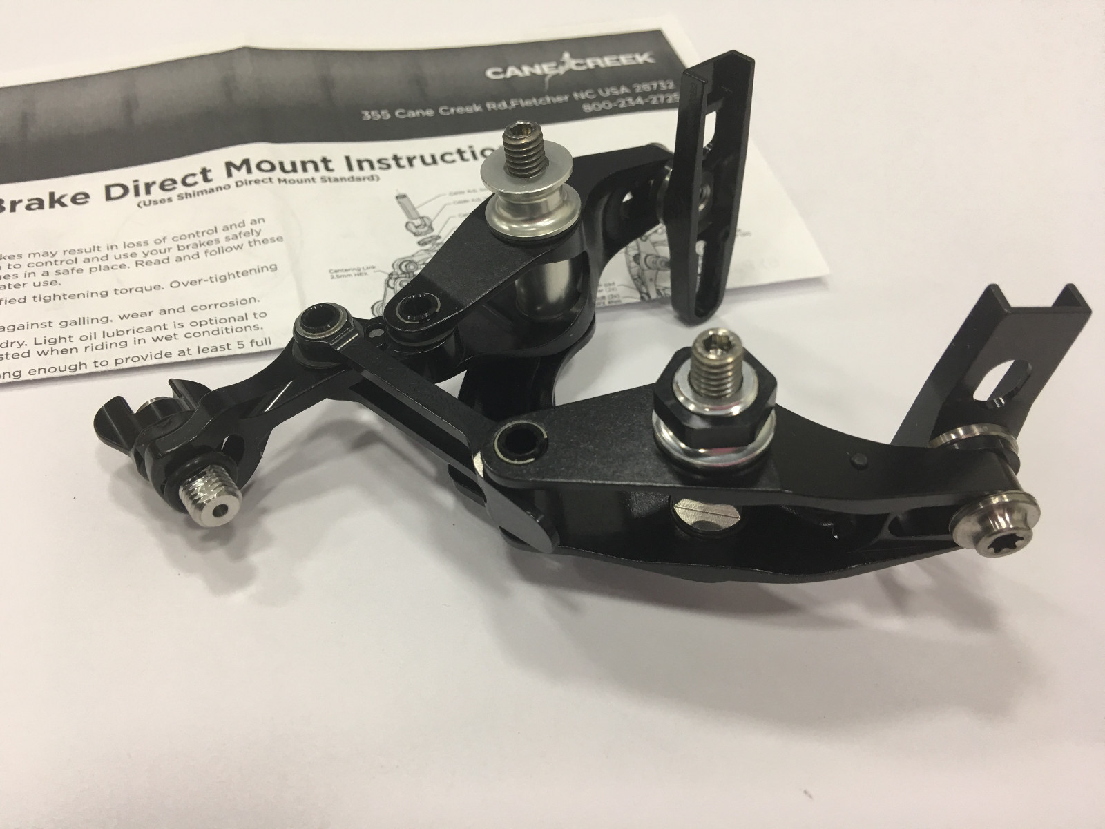 Cane Creek eeBrake G4 Single Direct Mount Fork / Seatstay (Black) #BEE0176