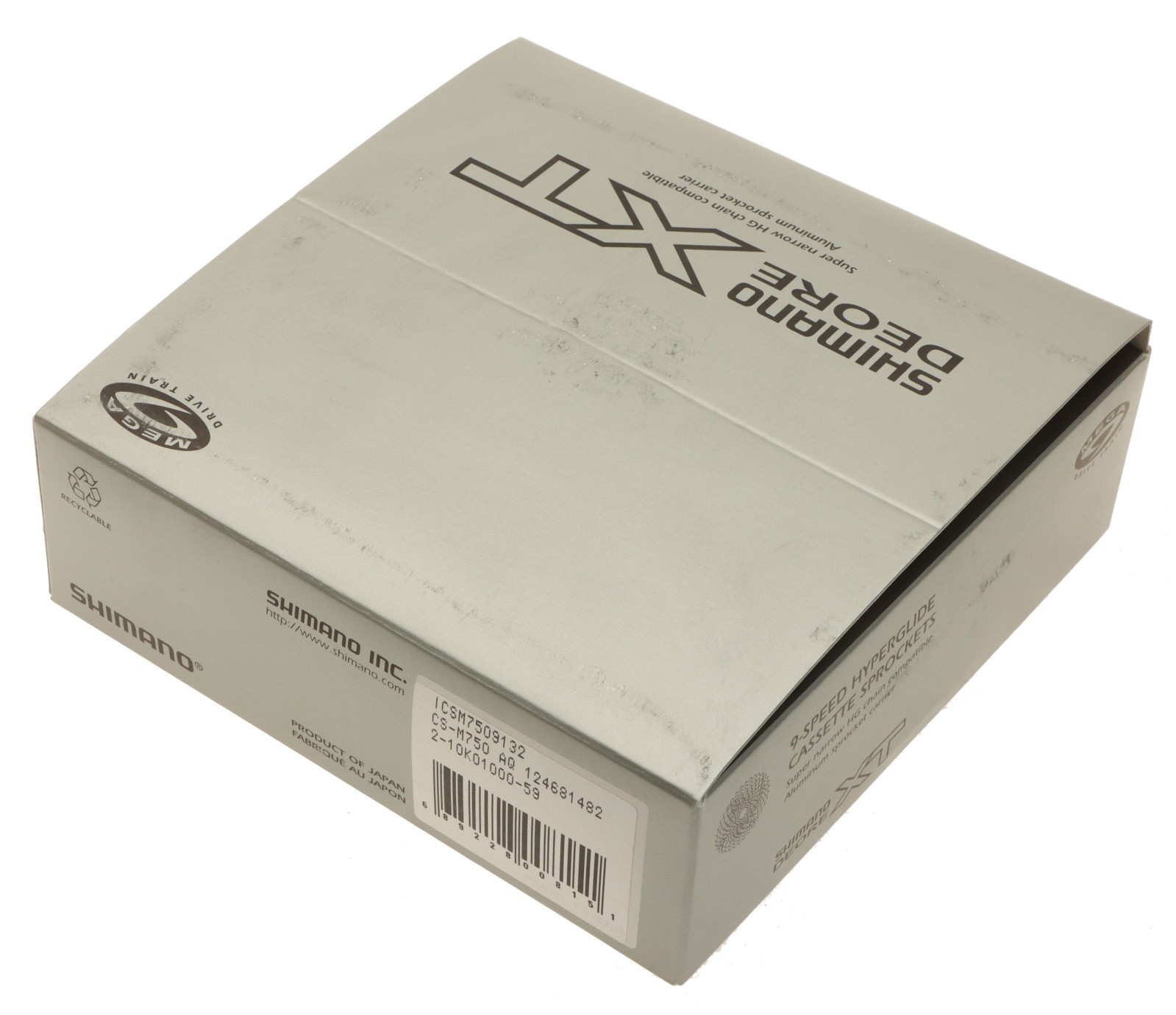 Shimano Deore XT CS-M750 AQ Cassette 11-32T 9 Speed NOS New
