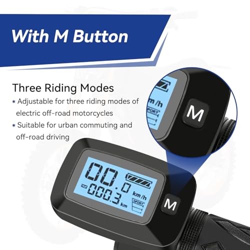 48V Ebike Throttle with M Button Key Replacement for Tuttio Soleil01 Electric