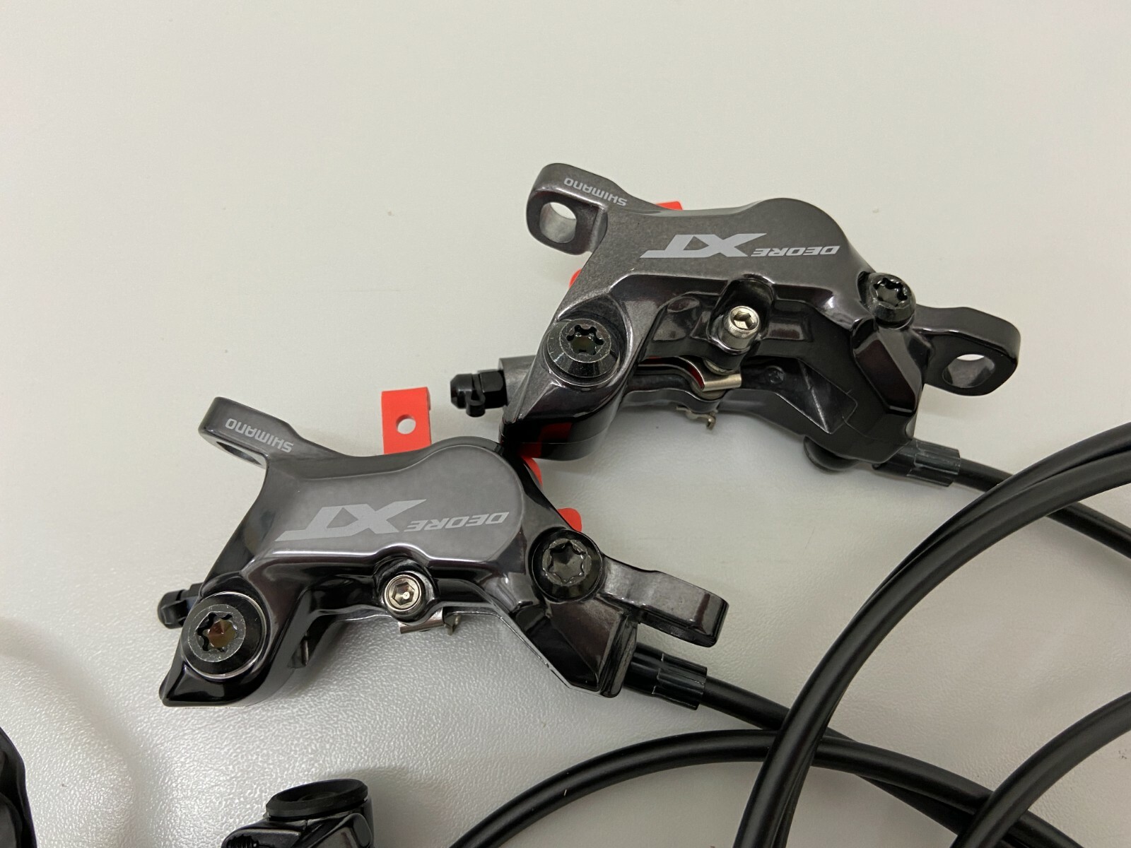 Shimano Deore XT BR-M8120+BL-M8100 4-Piston Hydraulic MTB Disc Brake Set