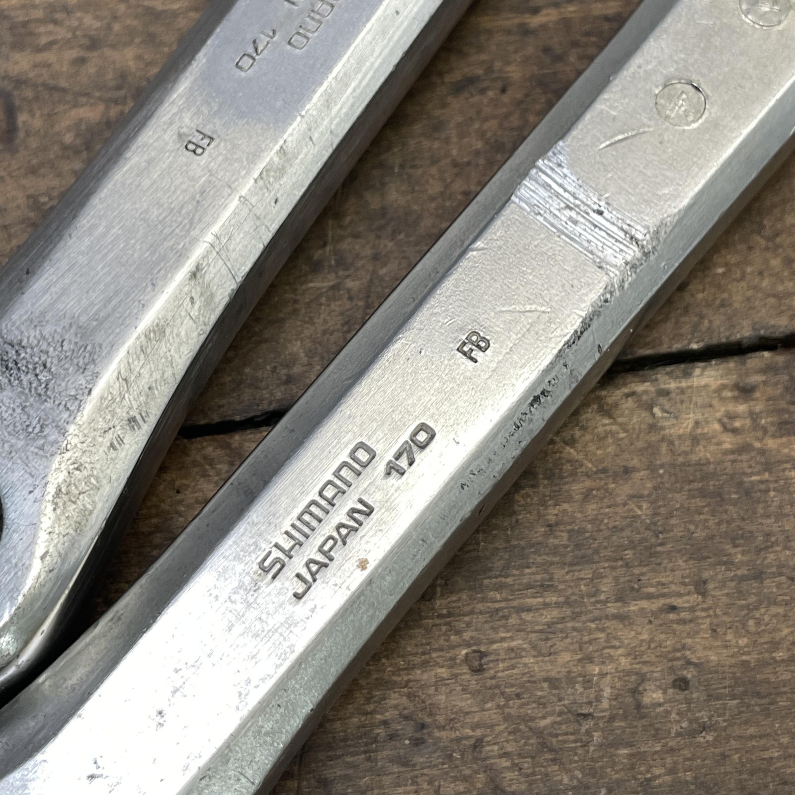 Vintage Shimano 600 Arabesque Crank Set 170mm 130 BCD Old School BMX Cranks